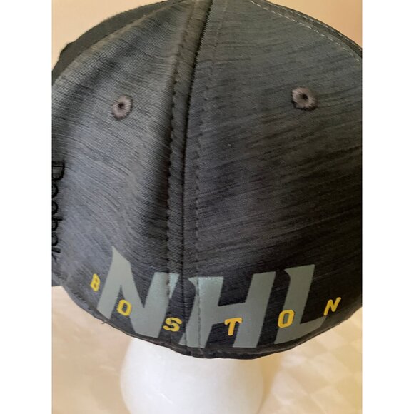 NHL Boston Reebok Center Ice Collection Baseball Cap Hat Black Hockey Size L XL - Picture 5 of 16